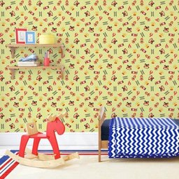 Papel de Parede Infantil Bombeiro - 1