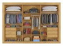 Ver imagem 3 de Guarda Roupa Casal com Espelho 3 Portas 6 Gavetas - Vitoria-peroba/off White - Móveis Europa
