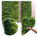 Ver imagem 7 de 25 Placas de Jardim Vertical Luxo com Folhagem Artificial Mista para Paisagismo Moderno e Parede Ver