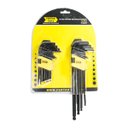 Ver imagem 3 de Jogo de Chaves Hexagonal Ponta Bola/allen Torque 18pc Fertak