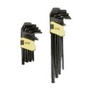 Ver imagem 2 de Jogo de Chaves Hexagonal Ponta Bola/allen Torque 18pc Fertak