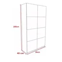 Ver imagem 4 de Armário 8 Portas Guarda Volume Locker com Chave em MDF
