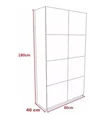 Ver imagem 4 de Armário 8 Portas Guarda Volume Locker com Chave em MDF