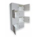 Ver imagem 3 de Armário 8 Portas Guarda Volume Locker com Chave em MDF