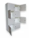 Ver imagem 3 de Armário 8 Portas Guarda Volume Locker com Chave em MDF