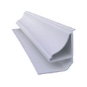 Ver imagem 1 de Kit 250m Demeia Cana Revestimento PVC 3,8CMX3M Branco/Gelo Bariri