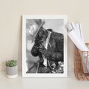 Ver imagem 2 de Quadro Decorativo Fotografia Preto Velho 24x18cm:madeira Preta