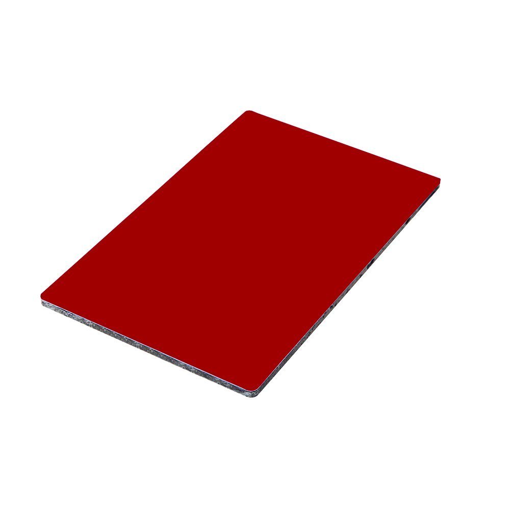 Chapa de ACM Vermelho Fosco - 1,22 x 2,50m - 3mm - 1