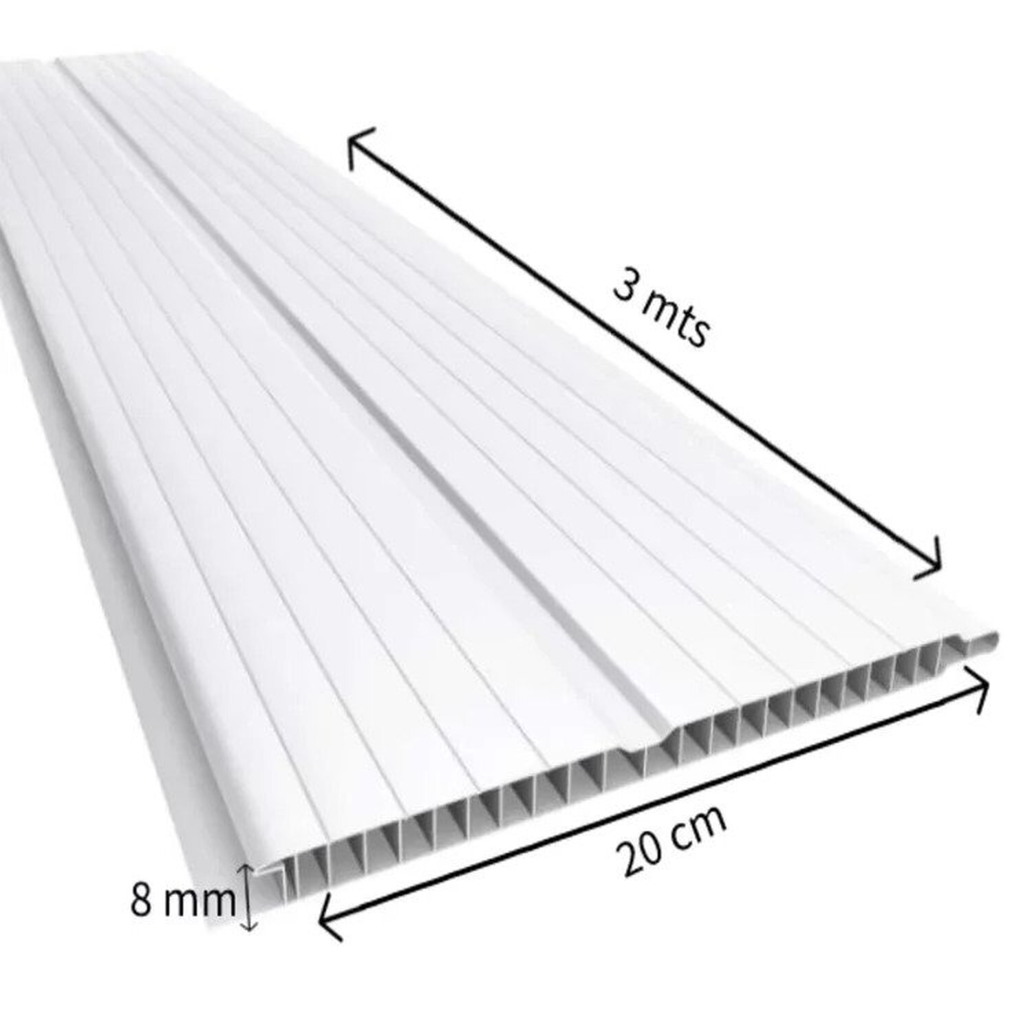 Kit com 120 m² Forro de Pvc 8mm X 20 Cm X 3,00m Bariri - 4