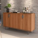 Ver imagem 1 de Buffet Aparador Libano Jequitibá 4 Portas MDF 160cm Jequitiba Amadeirado Casah