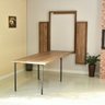 Kit Mesa Dobrável Retrátil de Parede 13 Lugares com Bancos(2,75m) - Noronha - 6