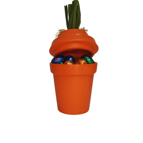 Pote Cenoura É a Escolha Perfeita para Quem Procura Uma Decoração de Páscoa Charmosa e Original.