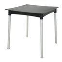 Ver imagem 1 de Mesa Tramontina Diana Polipropileno Preto com Pernas de Alum