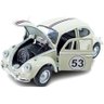 Super Carrinho Fusca 1957 Ferro Fricção Metal Miniatura 53 Réplica Coleção - 1