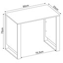 Ver imagem 3 de Mesa para Computador Office Morada D02 Amendola-grafito - Mpozenato