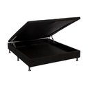 Ver imagem 2 de Base Baú Physical Preto Casal (138x188x25) - Ortobom