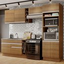 Ver imagem 1 de Armário de Cozinha Completa 290cm Rustic Cristal Madesa 09