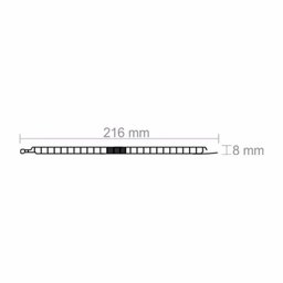 Kit com 30 m² Forro de PVC 8mm x 20cm x 3M Polifort  - 4
