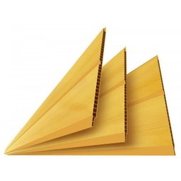 Kit com 30 m² Forro de PVC 8mm x 20cm x 3M Polifort  - 1