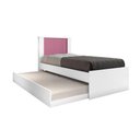 Ver imagem 3 de Cama de Solteiro Anne com Cama Auxiliar Framar Branco