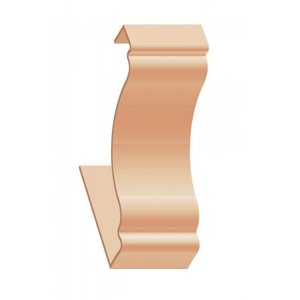 Kit 5 Caixas com 45 M Emenda para Meia Cana Polifort 30mmx8cm