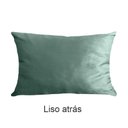 Ver imagem 5 de Kit 2 Capas para Almofada Drapeada Line T Retangular em Veludo Várias Cores Cor:verde Menta