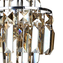 Ver imagem 2 de Pendente Kri Cromado e Ambar (d)18cm (a)21cm 1xg9 40w - Hu2105a