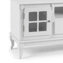 Ver imagem 2 de Rack para Sala com Pés Luis Xv 2 Portas 1 Gaveta e Nicho 60811 Hannover Linz Móveis - Laca Branco