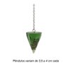 Orgonite Pêndulo Raio Verde Cura - Esmeralda - 4