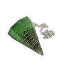 Orgonite Pêndulo Raio Verde Cura - Esmeralda - 1