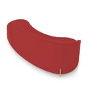 Ver imagem 4 de Sofá 4 Lugares Orgânico 220cm Pé Ferro Dourado Morgan Veludo Marsala D03 - D’Rossi