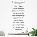 Ver imagem 1 de Adesivo de Parede Oração de São Jorge