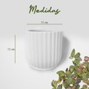 Ver imagem 4 de Vaso Cerâmica Outono 13x13x12,5 Cm – Elegância e Aconchego para Sua Decoração