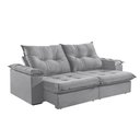 Ver imagem 1 de Sofá 4 Lugares Retrátil 250cm Pillow Top Reclinável Molas Ensacadas m-191