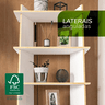 Estante Jade Mdp Branco Ff Liso Eco Friendly (cert. Fsc) - Politorno - 2