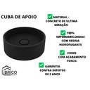 Ver imagem 5 de CUBA DE APOIO PARA BANHEIROS E LAVABOS REDONDA 35 CM PRETO FOSCO