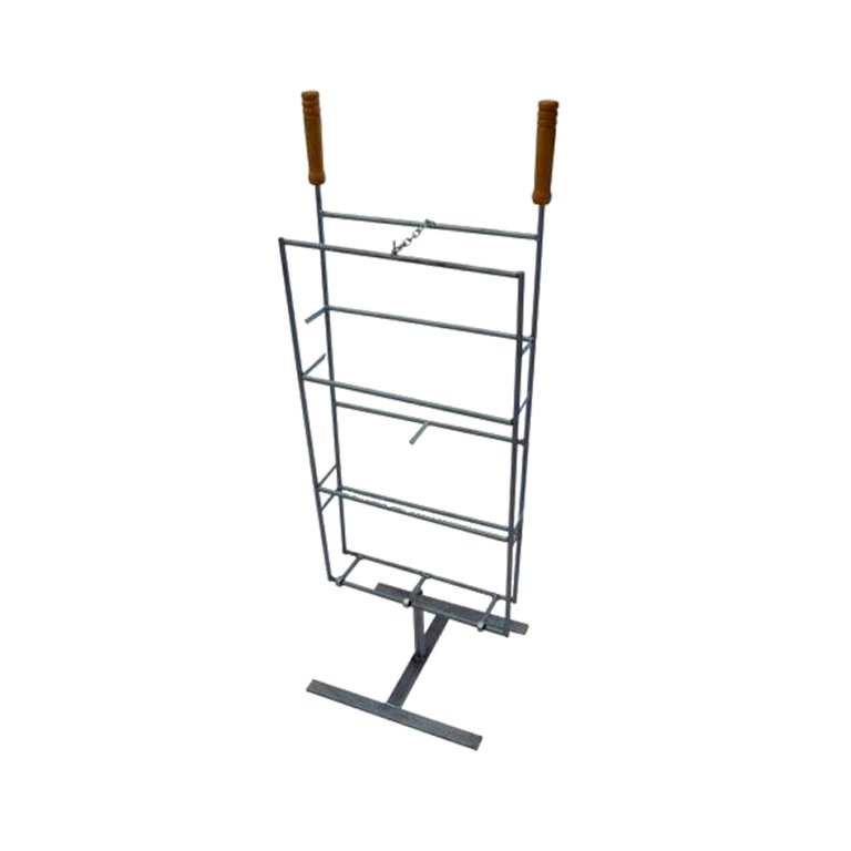 Espeto Costela Costelão Fogo Chão Base Giratória 104x35cm