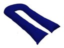 Ver imagem 1 de Travesseiro Tipo U 170x80cm P/ Gestante Gigante De Corpo - Azul
