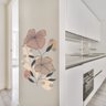 Adesivo de Parede Decorativo Flores Boho Minimalista Floral - 2