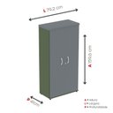 Ver imagem 4 de Armário para Escritório 159,6x 41x 79,2 Cm