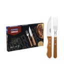 Ver imagem 2 de Jogo de Talheres para Churrasco Tramontina Dynamic 12 Peças Inox Cabo de Madeira