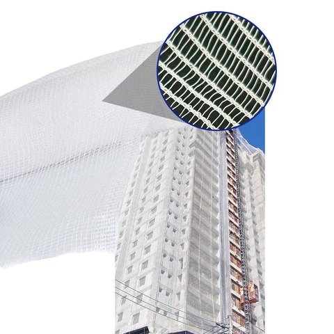 Tela P/ Construção e Reforma Mosqueteiro/pesada Branca 3x50m