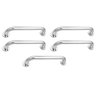 Alça de Apoio 30cm Barra Inox Kit 5 Unidades Idoso Banheiro Box Segurança Cadeirante Acessibilidade  - 1