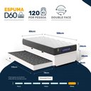 Ver imagem 3 de Cama Box Baú com Colchão Gazin de Espuma D28 Double Face Force Up + Auxiliar de Espuma Solteiro