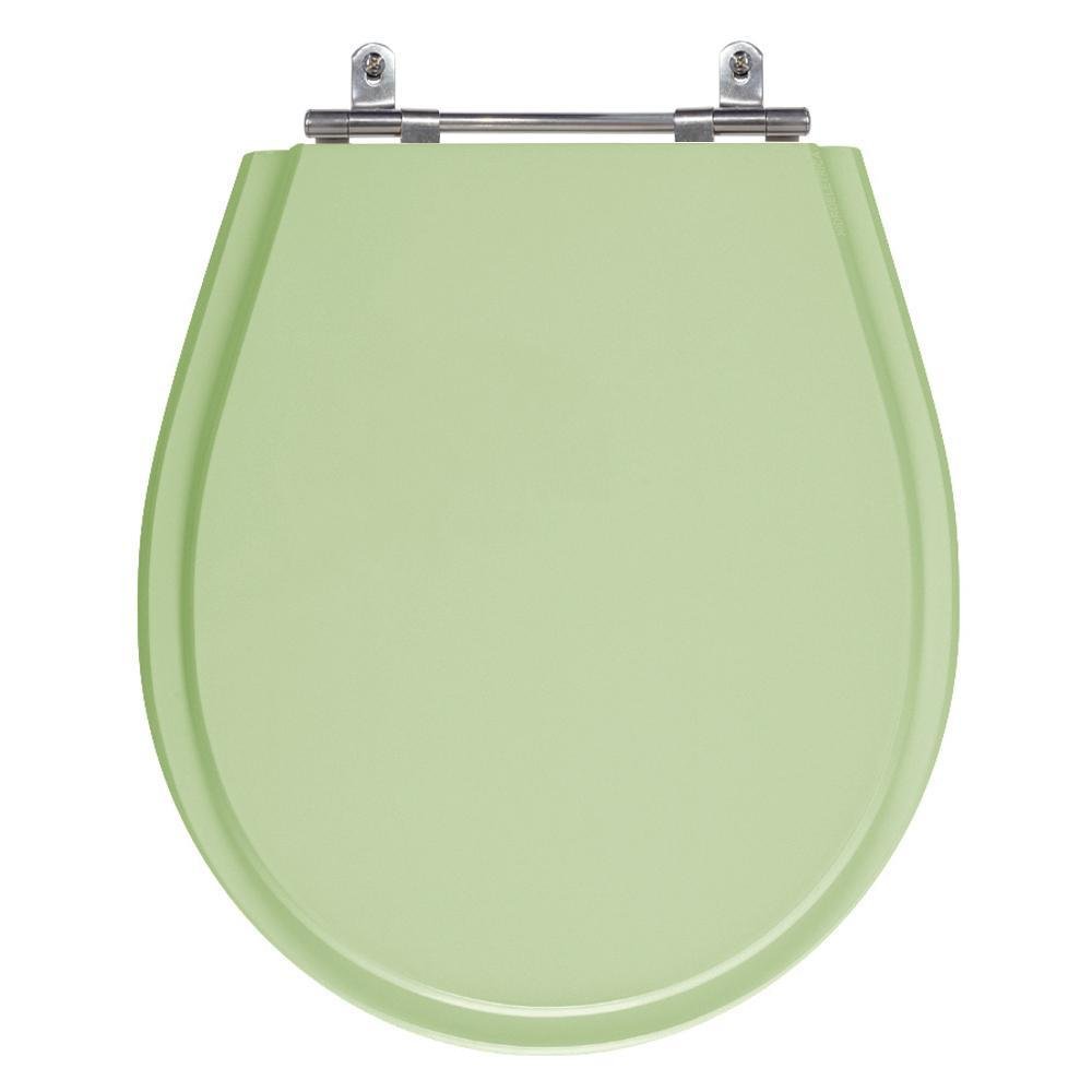 Assento Laqueado Avalon Verde Claro Tampa para Vaso Ideal - 1