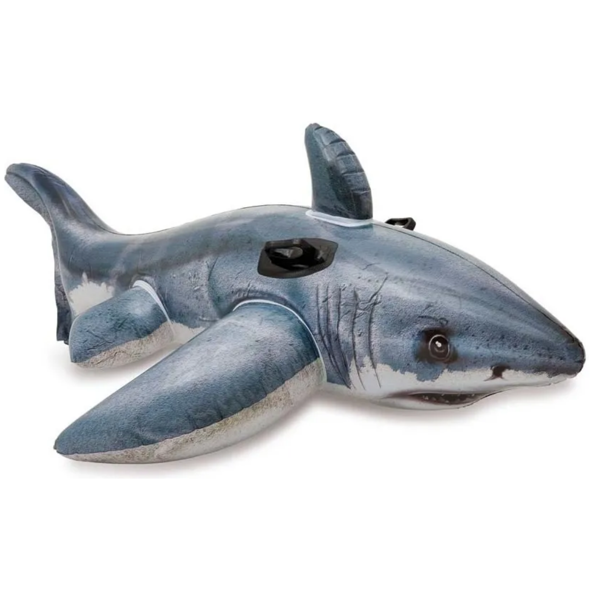 Bóia Inflável Tubarão Realistic Intex para Piscina 173x107cm Cor:cinza - 5