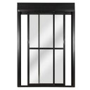 Ver imagem 3 de Porta de Aluminio com Persiana Integrada 220x200cm 2 Folhas Manuais