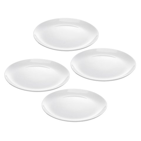 Jogo de Pratos Raso de Jantar Essenza Opaline 4 Peça 27 Cm - Rojemac Profissional