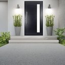 Ver imagem 3 de Porta de Aluminio Lambril Pivotante 220x120cm com Puxador