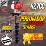 Perfurador De Solo 2 Tempos Kawashima ED43 43cc Com Broca de 80x15cm Para Fixação de Mourões - 2